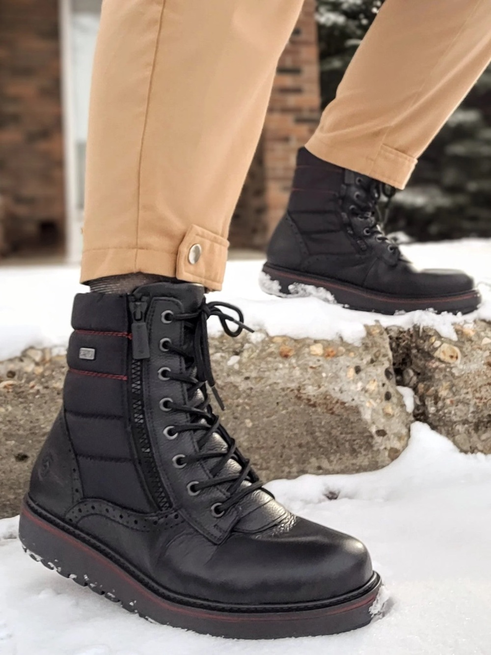 Remonte Women's Black Water-Resistant Winter Ankle Boots – Size - Picture 7 of 9